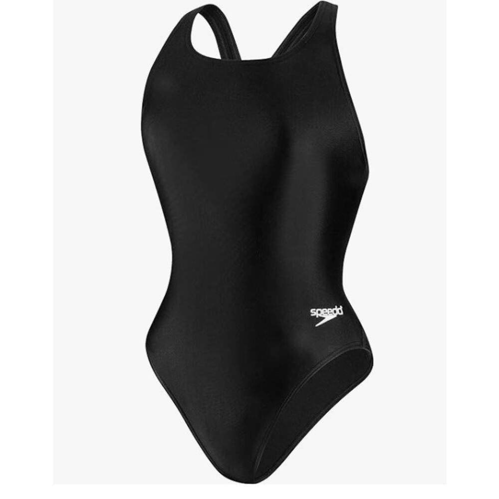 NWT Speedo ProLT One Piece Speedo Black Size 6/22 YOUTH